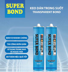Keo dán trong suất Transparent Bond