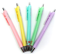 Bút gel bi GEL-B015 5 màu Pastel mực xanh