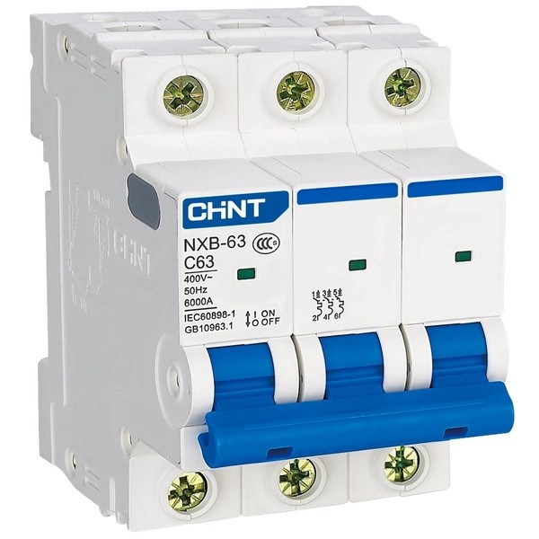 Át điện MCB 3 pha 63A NXB-63 C63