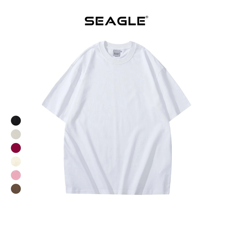 Áo thun trơn Unisex Seagle Form rộng - TS000