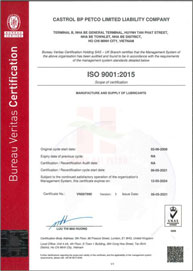 Chứng chỉ ISO 9001:2015