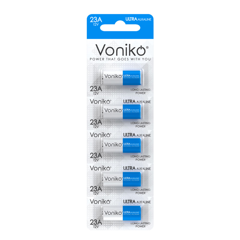 Pin kiềm Voniko 23A - 12V vỉ 5 viên