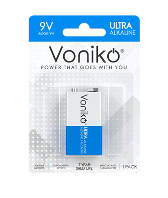 Pin kiềm Voniko 9V - 6LR61