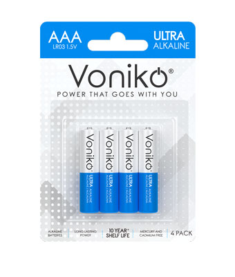 Pin kiềm Voniko AAA LR03 1.5V