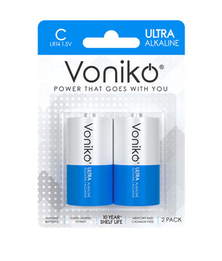 Pin kiềm Voniko C - LR14 1.5V 7500mAh