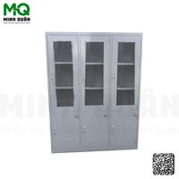 Tủ 3 cánh kính mở 3 cánh tôn mở