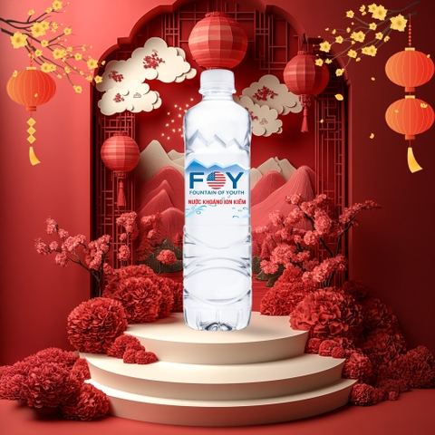 Nước khoáng ion kiềm 520ml FOY