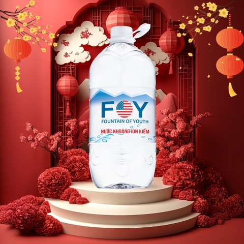 Nước khoáng ion kiềm 5L FOY