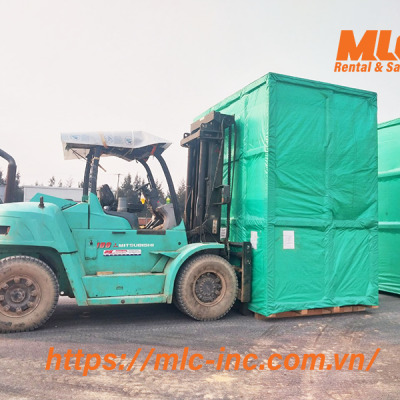 Cho thuê xe nâng hàng 10 tấn Mitsubishi FD100