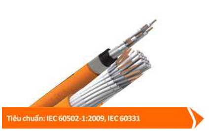 Cáp điều khiển chống cháy cách điện XLPE không màn chắn