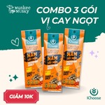 Combo 3 gói vị Cay ngọt Miếng 25g