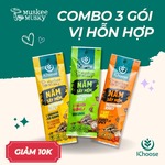 Combo 3 gói  vị Hỗn Hợp Miếng 25g