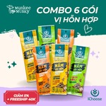 Combo 6 gói  vị Hỗn Hợp Miếng 25g