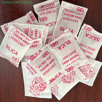Gói 2g Silicagel vải dệt đỏ 2