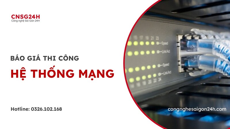 Thi công hệ thống mạng LAN