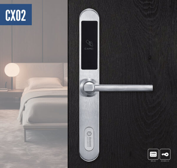 Khóa vân tay cửa kính Avent CX02