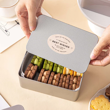 Hộp đựng bánh hình chữ nhật