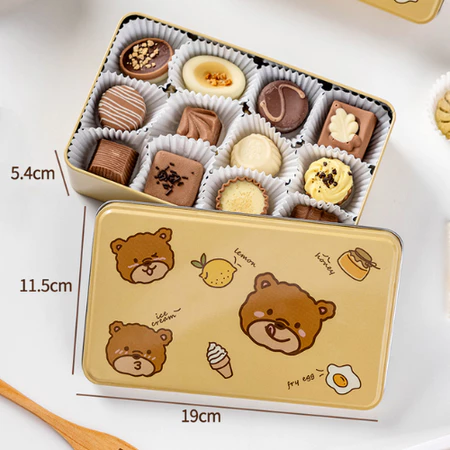 Hộp đựng bánh hình chữ nhật