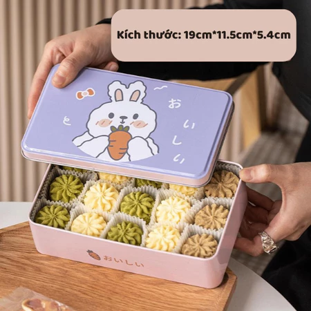 Hộp đựng bánh hình chữ nhật