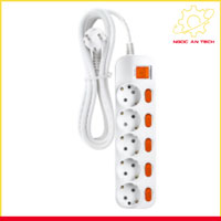 Ổ cắm điện 5 lỗ Hàn Quốc