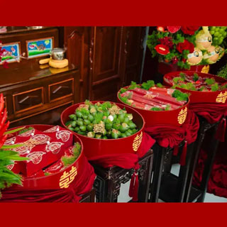 Mâm quả truyền thống son thép