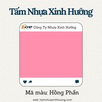 Tấm nhựa màu hồng phấn