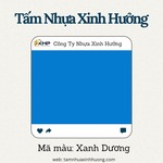 Tấm nhựa màu xanh dương