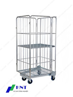 Xe đẩy lồng thép gấp gọn