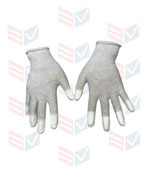 Găng carbon phủ ngón không viền