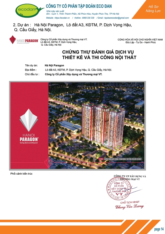 Dự án Hà Nội Paragon Hà Nội