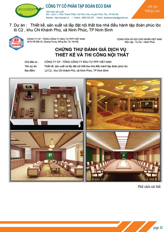 Dự án tòa nhà điều hành tập đoàn Phúc Lộc