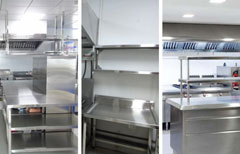 Gia công sản xuất thiết bị bếp inox dân dụng & công nghiệp
