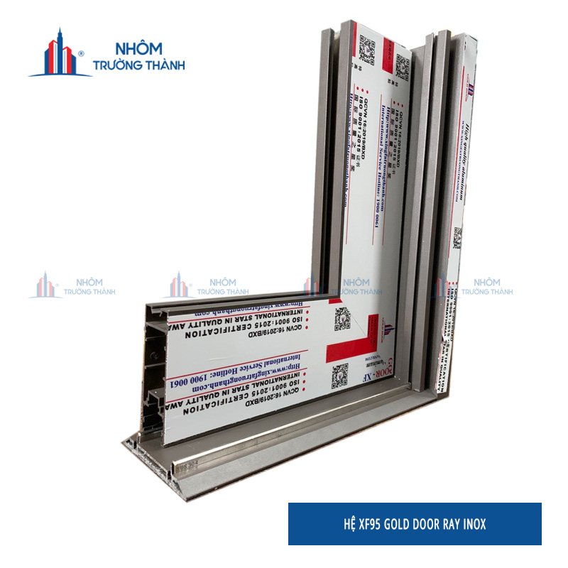 Hệ XF95 Gold Door Ray inox