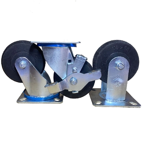 Bánh xe cao su chịu lực D-130mm