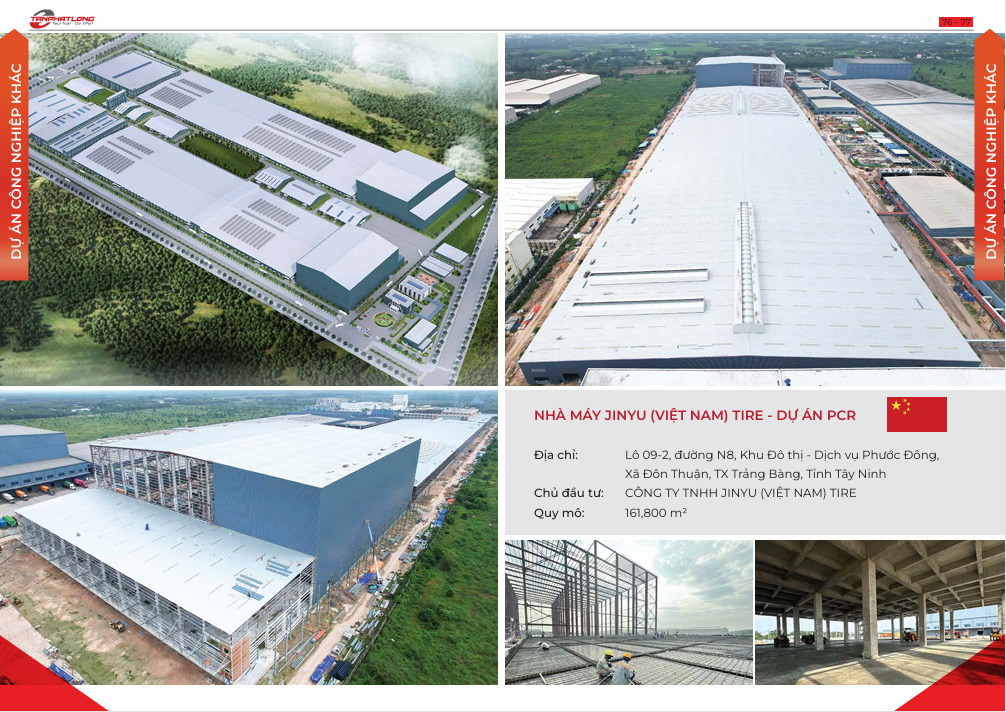 Nhà máy Jimyu (Việt Nam) Tire - Dự án PCR