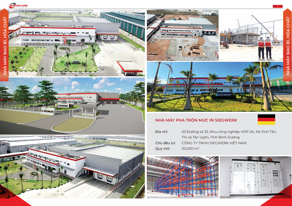 Dự án nhà máy bao bì hóa chất
