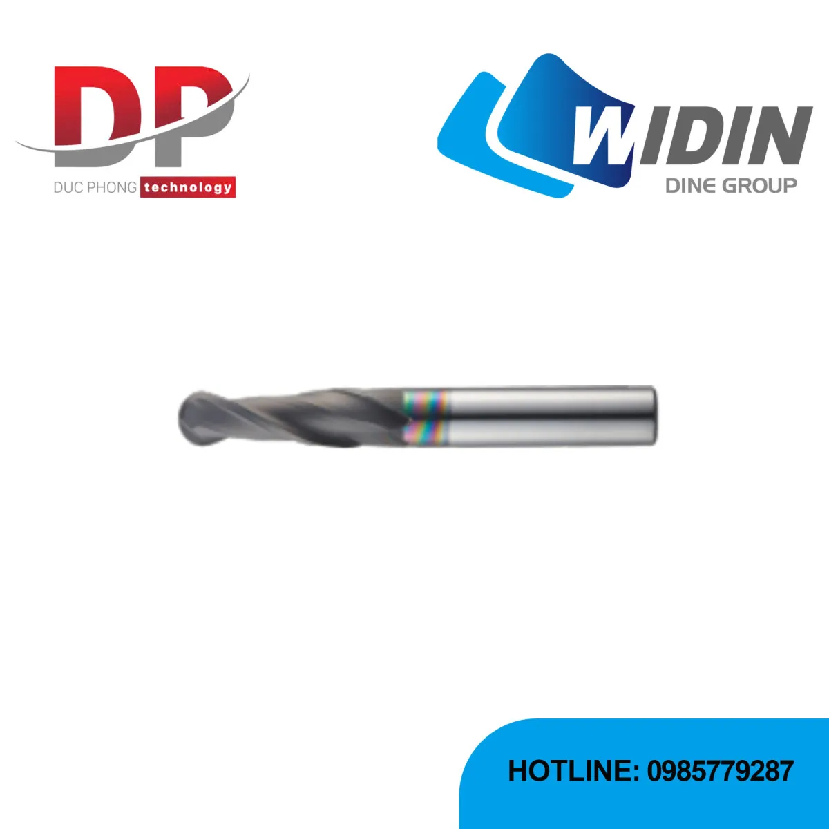 Dao phay cầu 2 me series G - WIDIN
