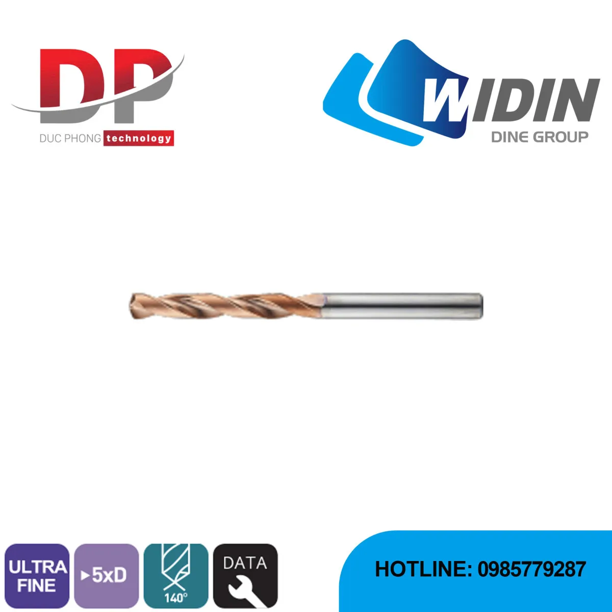 Mũi khoan carbide series PF505 - WIDIN