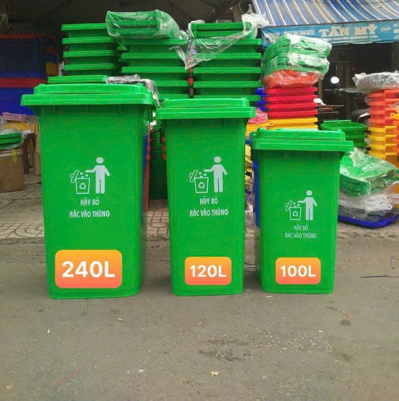 Thùng rác nhựa