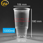 Ly nhựa PP106 - 1000ml