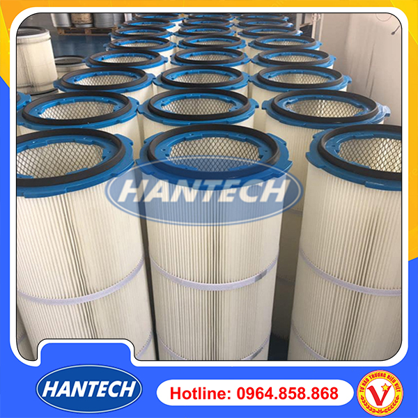 Lõi lọc bụi Cartridge nắp nhựa 320x660