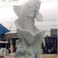 Tượng cá chép đá