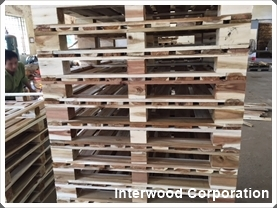 Pallet gỗ hàng điện tử linh kiện
