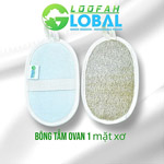 Bông tắm ovan 1 mặt xơ mướp