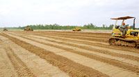 Thi công san lấp mặt bằng