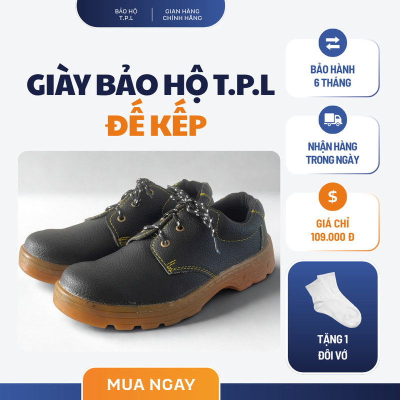 Giày bảo hộ lao động ABC đế kép