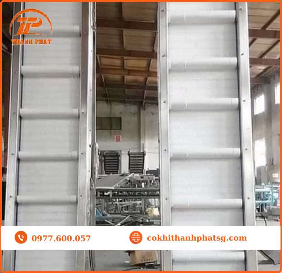 Băng tải thực phẩm lên cao