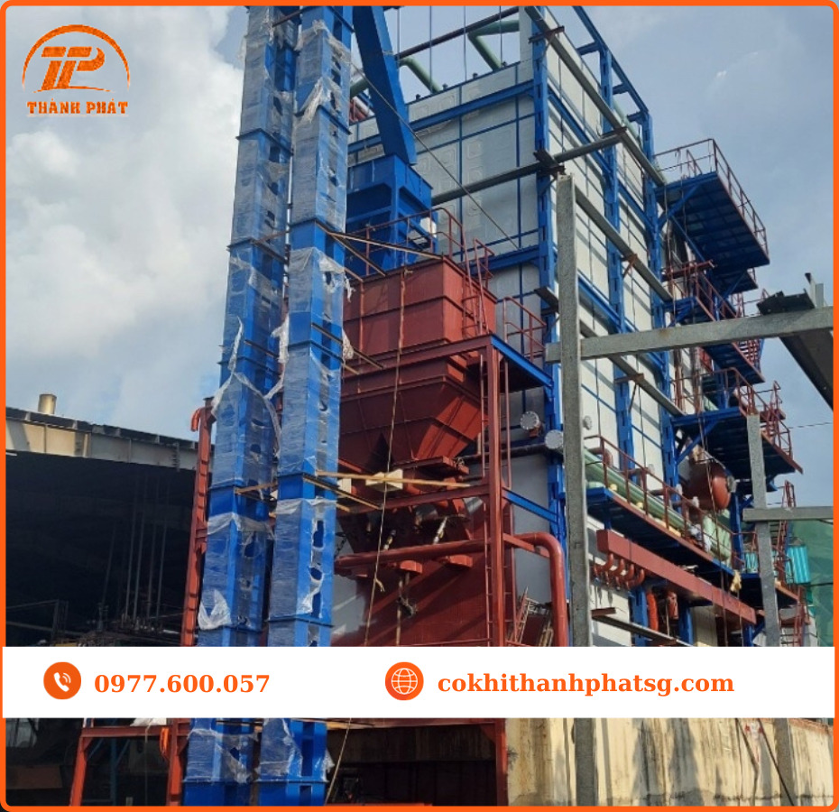 Gầu tải tro trấu