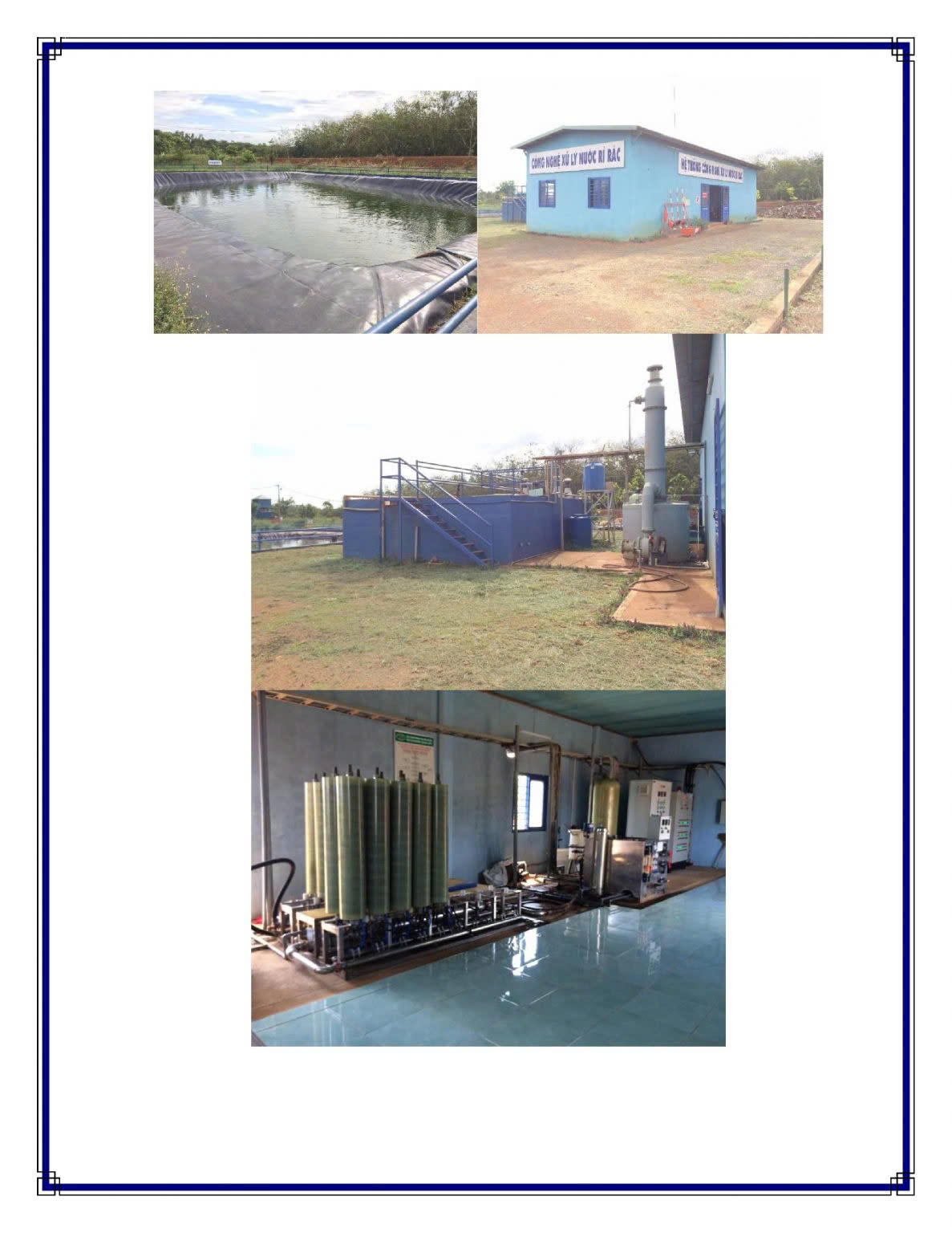 Hệ thống xử lý nước thải rỉ rác