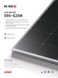 Tấm pin năng lượng mặt trời LONGI HIMO 7 595~625W
